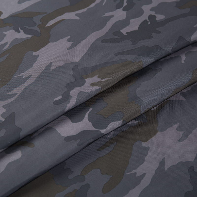 190T TAFFETA Fabric with  Digital Printing of camouflage With PVC Backing 