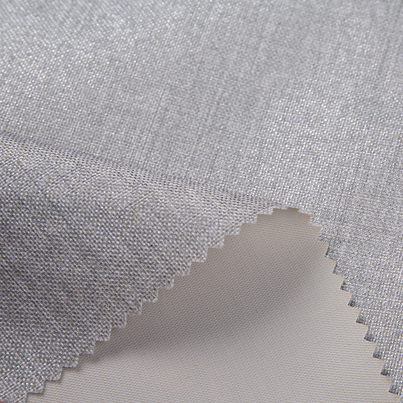 Silver Cationic fabric 600D in PVC in Thermal Printing 